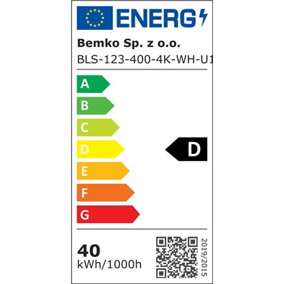 Panel LED Backlight Superior BLS 40W 4000K 5000LM IP44
