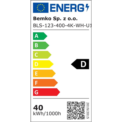 Panel LED Backlight Superior BLS 40W 4000K 5000LM IP44