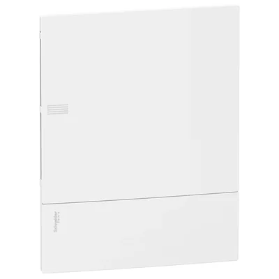 Panel przedni obudowy podtynkowej Mini Pragma MIP-2-12-P drzwi białe 2 rzędy 12 modułów/rząd