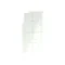 Panel táctil de cristal, doble, 4 zonas táctiles, blanco
