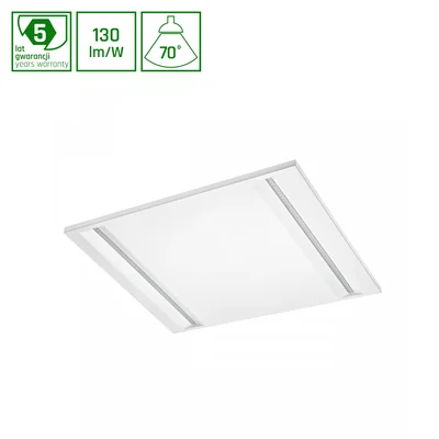 PANNEAU ALGINE LINE 44W NW 230V 70st IP20 IK06 600x600x40mm BLANC UGR<16 5 ans gw.