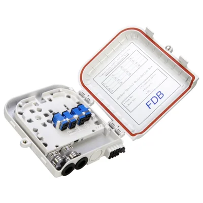 Panneau d'abonné étanche IP65 (8xSC simplex / 8xLC duplex) avec verrouillage à clé, 8 fibres ALANTEC