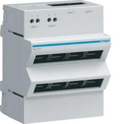 Panneau de brassage QuickConnect Téléphone 2x4RJ45