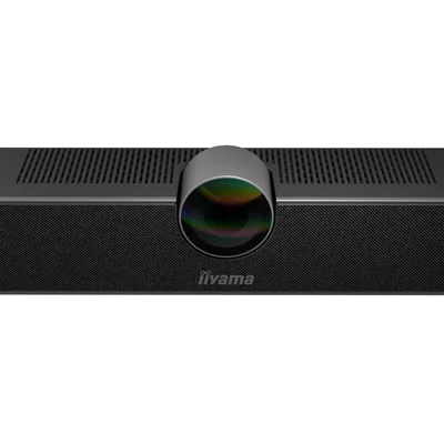 Panneau de conférence iiyama UC CAM120ULB-1 (caméra 4K 12M/120°, 6 microphones directionnels, haut-parleur 8W)
