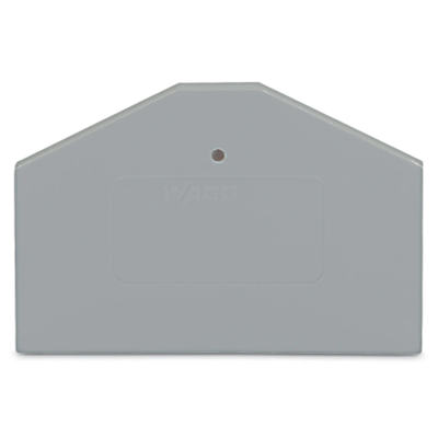 Panneau d'extrémité gris 25 pcs.