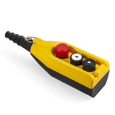 Pannello di controllo EMAS, 3 pulsanti, incluso un pulsante di arresto di emergenza da 30 mm, una velocità