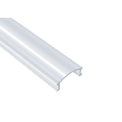 Pantalla de perfil LED push-in, 100 cm, PMMA, lechoso