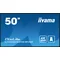Pantalla digital iiyama LH5060UHS-B1AG de 50" ELED IPS 4K, 500 cd/m², Android 11, iisignage2, 24/7, 3 HDMI