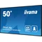 Pantalla digital iiyama LH5060UHS-B1AG de 50" ELED IPS 4K, 500 cd/m², Android 11, iisignage2, 24/7, 3 HDMI
