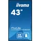 Pantalla DigitalSignage iiyama LH4360UHS-B2AG de 43" ELED VA 4K, 500 cd/m², Android 11, iisignage2, 24/7, 3 HDMI