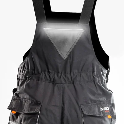 Pantalones de trabajo HD con peto, talla L/52