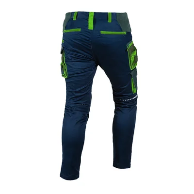 Pantalones de trabajo PREMIUM, 62% algodón, 35% poliéster, 3% elastano, talla L