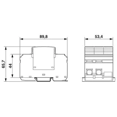 Parafoudre Phoenix Contact 1000DC type T2 sans boîtier