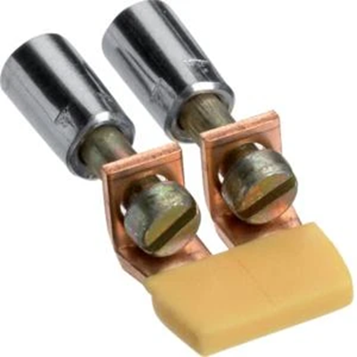 Parallel bridge, 2-pole, for 4mm2 terminals