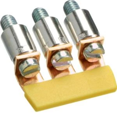 Parallel bridge, 3-pole, for 6mm2 terminals