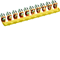 Parallel jumper, 10-pole, for 16mm2 terminals