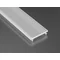 Paralume per lampada LED profilo BASIC, a innesto, 202 cm, PC, satinato