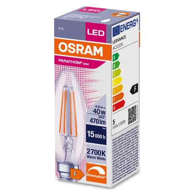 PARATHOM DIM Kerzenlampe 4,8W E14 2700K