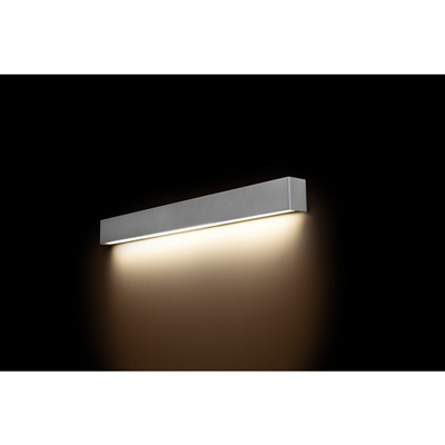 PARED RECTA LED PLATA M