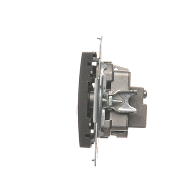 Pass-through antenna socket R-TV-SAT (module) anthracite (metallic)