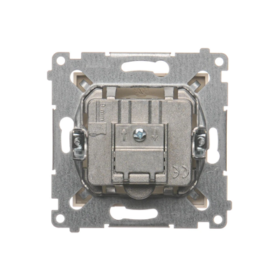 Pass-through antenna socket R-TV-SAT (module) cream