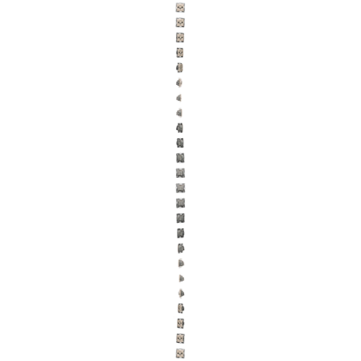 Pass-through antenna socket R-TV-SAT (module) cream
