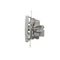 Pass-through R-TV antenna socket (module) TV and R attenuation 10dB silver (metallic)