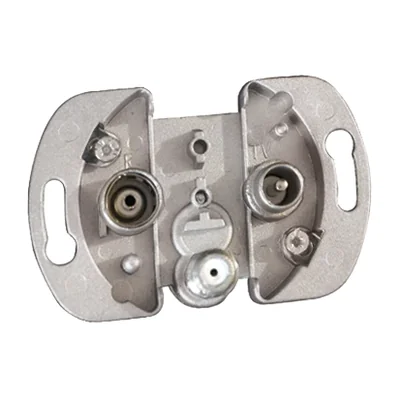 Pass-through R-TV-SAT socket (RTV-12dB, SAT-8dB)