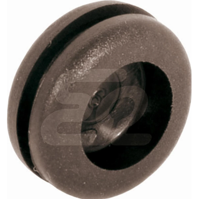 Passe-câble souple avec cloison PP 6 noir
