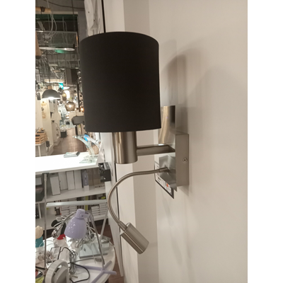 Pasteri Wall lamp satin nickel