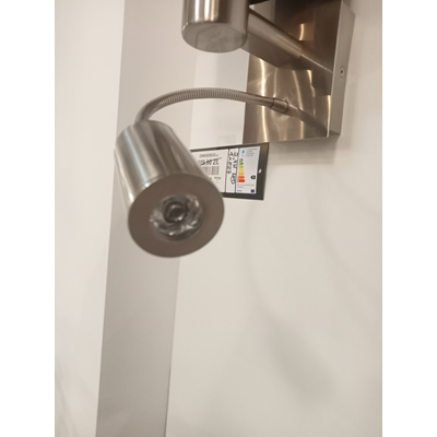 Pasteri Wall lamp satin nickel