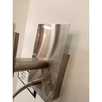 Pasteri Wall lamp satin nickel