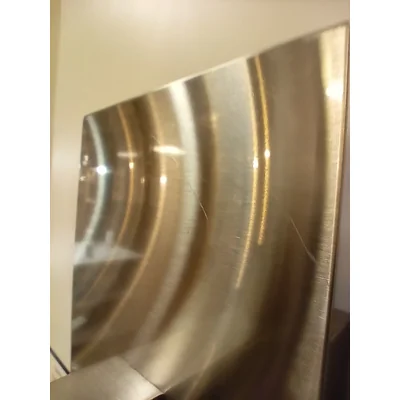 Pasteri Wandleuchte aus satiniertem Nickel