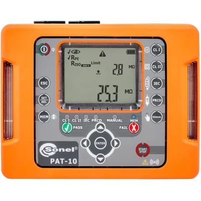 PAT-10 electrical equipment safety meter