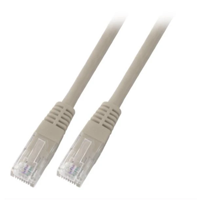 Patch cable cat. 5e U/UTP PVC 0.5m gray