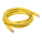 Patch-cord UTP kat.5e 1.0m żółty