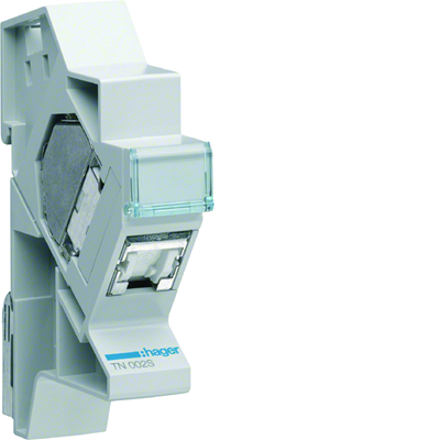 Patch modul cat.6 STP 1xRJ45 pro TS35