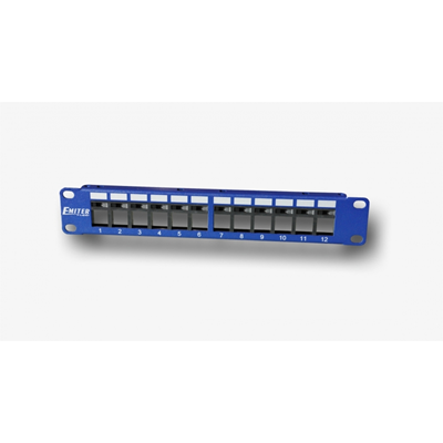 Patch panel 10" 12xRJ45 empty