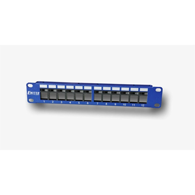 Patch panel 10" 12xRJ45 prázdný