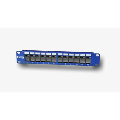 Patch panel 10" 12xRJ45 vuoto