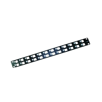 Patch panel 19" 1U 24xRJ45 UTP cat. 6A