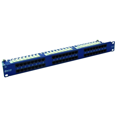 Patch panel 19" 1U 48xRJ45 UTP cat. 6