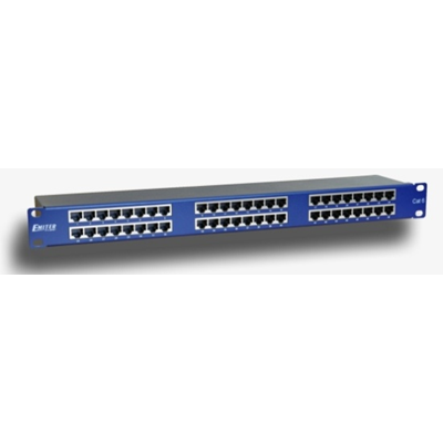 Patch panel 19" 1U 48xRJ45 UTP cat. 6