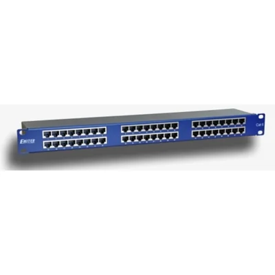 Patch panel 19" 1U 48xRJ45 UTP kat. 6