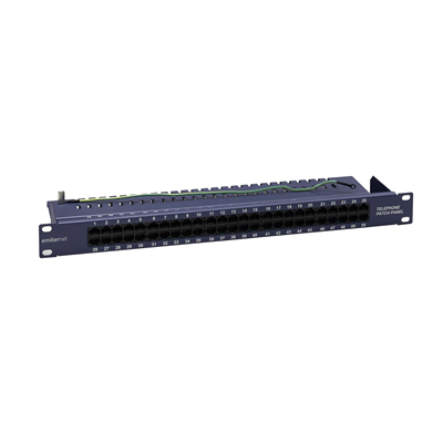 Patch panel 19" 1U 50xRJ45