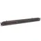 Patch panel cat. 6 UTP 24 x RJ-45 unshielded with a shelf black