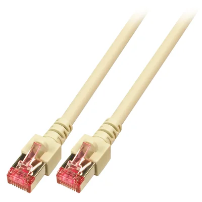 Patchcord RJ45 S/FTP kat. 6 LSZH szary 0,5m