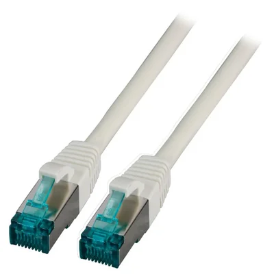 Patchcord RJ45 S/FTP kat. 6A LSZH šedý 0,25 m
