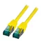 Patchcord RJ45 S/FTP kat. 6A LSZH žlutý 5m MK6001.5Y