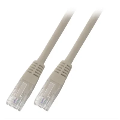 Patchcord RJ45 U/UTP kat. 5e PVC CCA szary 5m